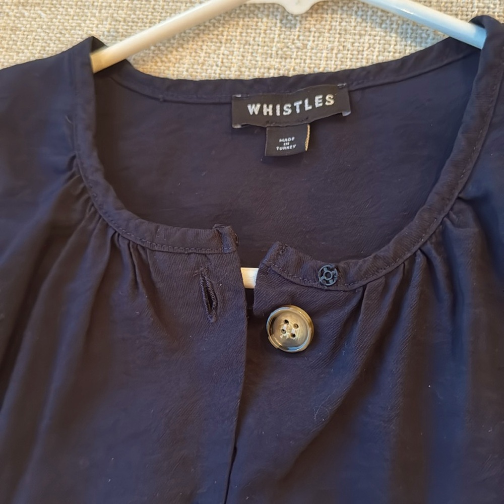 Whistles UK Frankie Button Through Dress - Picture 6 of 8